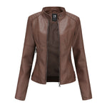 European And American Women's Leather Jackets