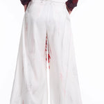 Hollow Out Satin Long Sleeve Shirt Men's Spring