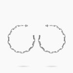 18K Gold Plated Brass Statement Chain Stud Earrings