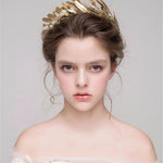 Hair band hair accessories golden leaf forest female