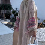 Cross-border Clothing Knitted Coat Amazon Fringed Sweater Cardigan Sweater For Women