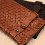 Autumn And Winter Leather Mens Woven Thin Gloves