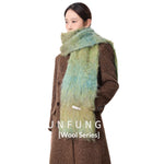 Fluffy Knitted Scarf Warm And Thick Scarf