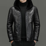 Men's Double-sided Double Gold Mink Velvet Turn-down Collar Coat