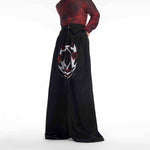 Hollow Out Satin Long Sleeve Shirt Men's Spring