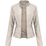 European And American Women's Leather Jackets