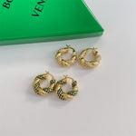 Women's Statement Diamond Twist Wrap Earrings